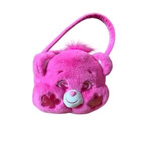 Care Bears Cheer Bear Pink Plush Easter basket 10”